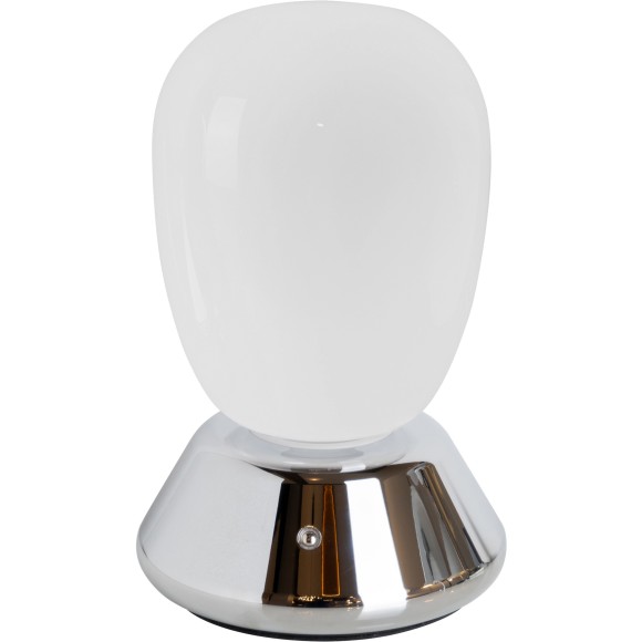 Настольная лампа диммируемая 10W 3000K матовый/хром Uovo III Lightstar 807914