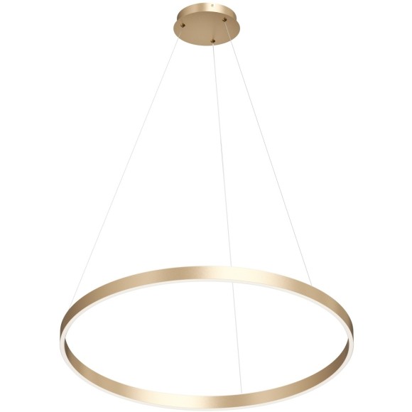DK6272-SG Светильник подвесной золотое кольцо с переключателем цветовой температуры Denkirs 40 Вт 3000–4000К