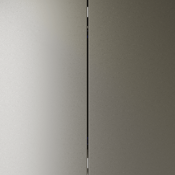 VLS020304 Проходной выключатель (переключатель) двухклавишный встраиваемый шелкового цвета 10А (2200 Ватт) VOLTUM S70 (шелк)