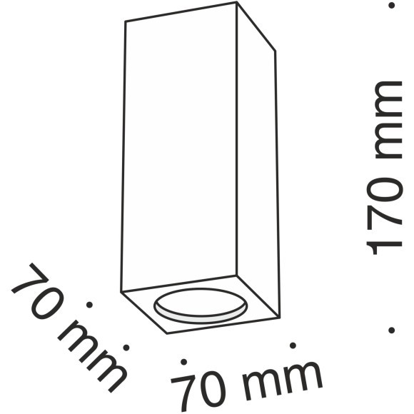 Потолочный светильник Technical C006CW-01W