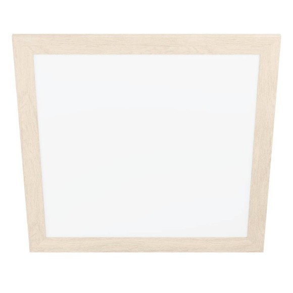 99472 PIGLIONASS PIGLIONASSO Потолочный светильник светодиодный, 32Вт, 4700Лм, 4000K, L645 B645 H55, пластик/дерево, белый/коричневый