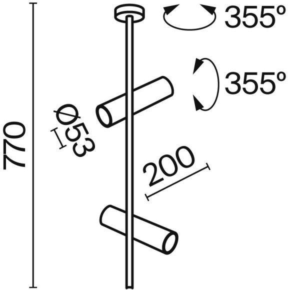 Накладной потолочный светильник Maytoni C021CL-02W Elti под лампы 2xGU10 50W