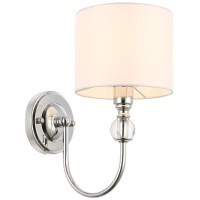 SLE111101-01 Светильник настенный Хром/Белый E14 1*40W LINNA