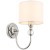 SLE111101-01 Светильник настенный Хром/Белый E14 1*40W LINNA