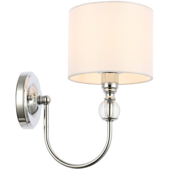 SLE111101-01 Светильник настенный Хром/Белый E14 1*40W LINNA