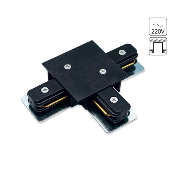 Т-соединитель для встр. в ГКЛ однофазного шинопровода Arte Lamp A140106 Т-соединитель для встр. в ГКЛ однофазного шинопровода Arte Lamp A140106