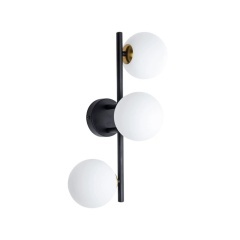 Настенный светильник Arte Lamp GEMINI A2243PL-3BK Настенный светильник Arte Lamp GEMINI A2243PL-3BK