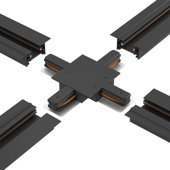 Х-соединитель для встр. в ГКЛ однофазного шинопровода Crystal Lux CLT 0.2211 04 BL Х-соединитель для встр. в ГКЛ однофазного шинопровода Crystal Lux CLT 0.2211 04 BL