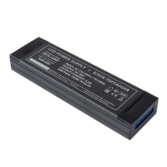 Блок питания 48V 250W 5.2А для светодиодной ленты Arte Lamp PRO A481405N