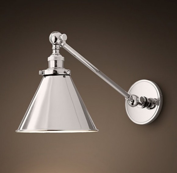 Бра 20Th C Library Single Sconce Silver By Imperiumloft