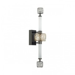 5427/28WL L-VISION ODL_EX24 21 черный хром/белый/дымчатый/коньячный/металл/стекло/акрил Бра LED 28W 3000K KLIFF