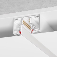 ST047.539.02 Шинопровод 48 под натяжной потолок  ST-Luce Белый Длина 3 000мм SKYLINE 48