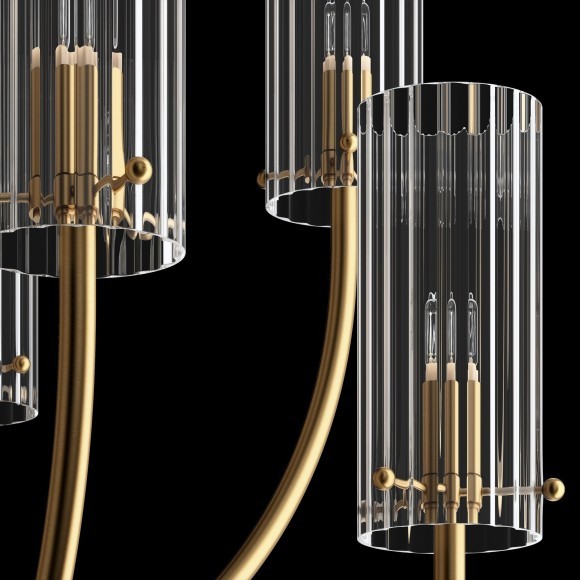 Люстра на штанге Maytoni MOD223PL-08BS Arco под лампы 8xG9 40W