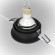 Встраиваемый светильник Maytoni DL025-2-01B Atom под лампу 1xGU10 50W
