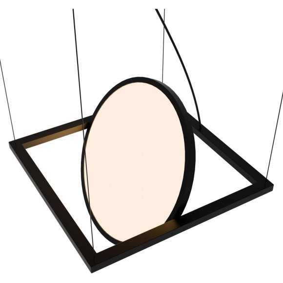 4637-1P, подвес, L460xW460xH500/1500, LEDx30W, 2625LM, 4000K, IP20, included