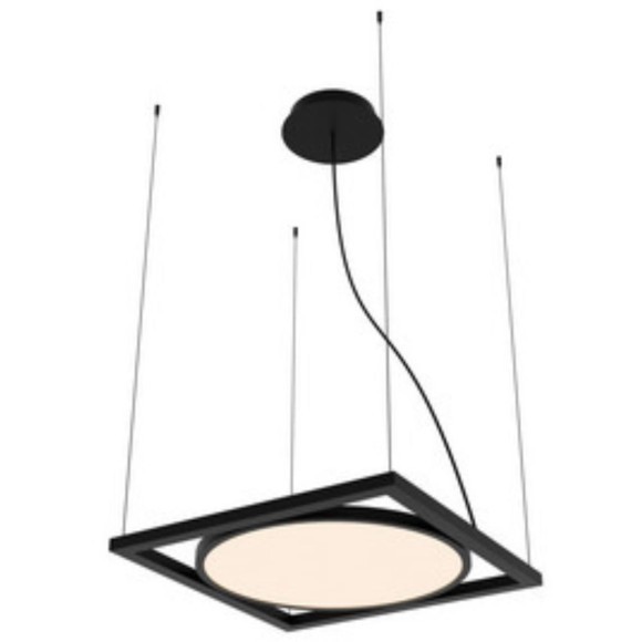 4637-1P, подвес, L460xW460xH500/1500, LEDx30W, 2625LM, 4000K, IP20, included