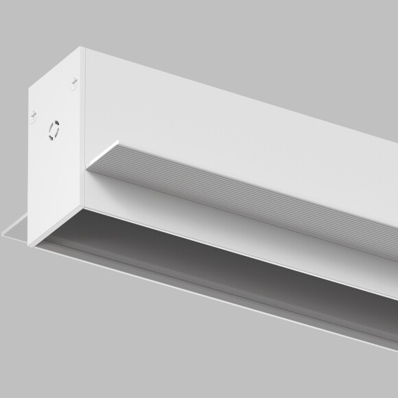Магнитный шинопровод 1м встраиваемый в ГКЛ 12.5мм Smart 220V Denkirs TR2012-WH