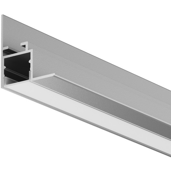 Алюминиевый профиль встраиваемый скрытого монтажа 26x30 (Серебро, 2 м), ALM-2630-S-2M 632014