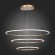 ST604.243.114 Светильник подвесной ST-Luce Золотистый/Белый LED 1*114W 4000K Подвесные светильники