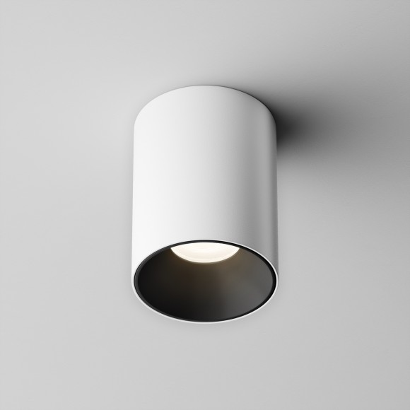 Декоративная черная рамка-отражатель для светильников серии Maytoni Alfa LED Ring8-10W-RD-B