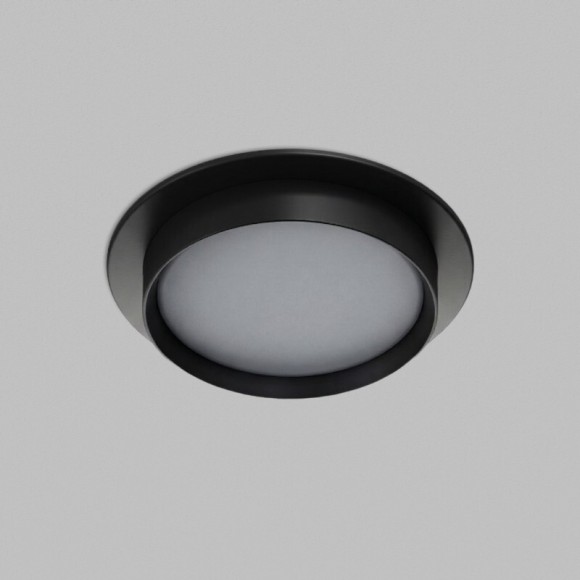 Встраиваемый точечный светильник Denkirs RATIO DK-DH2000-BK (GX53, LED, 15 Вт, IP20, черный, алюминий, акрил)