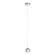 SL6017.101.01 Светильник подвесной ST-Luce Хром/Прозрачный с пузырьками воздуха LED 1*3W 3000K WATERFALL