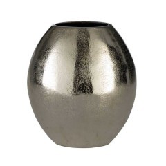 421286 ABUCAY Ваза декоративная L225, B120, H250, алюминий, никель, металл