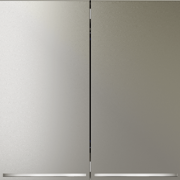 VLS020404 Проходной выключатель (переключатель) двухклавишный с подсветкой встраиваемый шелкового цвета 10А (2200 Ватт) VOLTUM S70 (шелк)