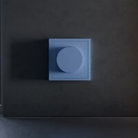 VLS002015 Накладка для диммера (светорегулятора) поворотно-нажимного синего джинсового цвета VOLTUM S70 (деним)