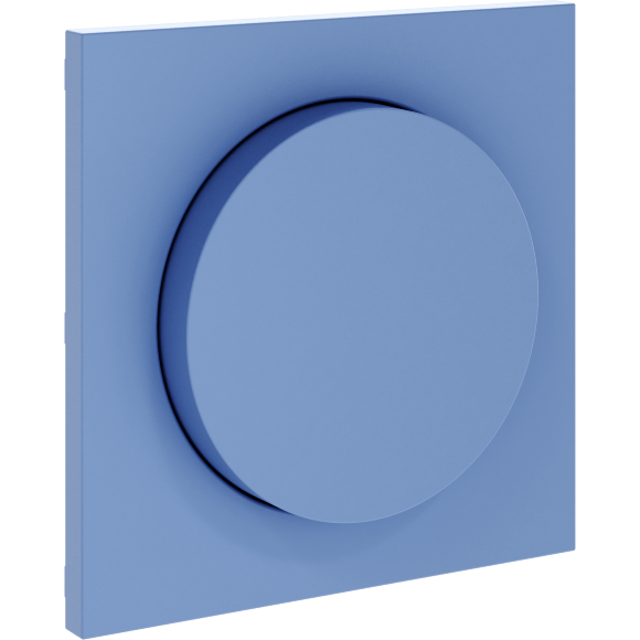 VLS002015 Накладка для диммера (светорегулятора) поворотно-нажимного синего джинсового цвета VOLTUM S70 (деним)