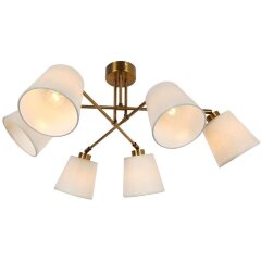 Люстра потолочная Lussole LSP-8191 PINAL IP21 под лампы 6xE14 240W