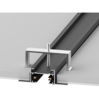 Lightstar 501000 Фиксирующая скоба для монтажа 2-контактных встраиваемых треков 50102X, 50103X в ГКЛ потолки