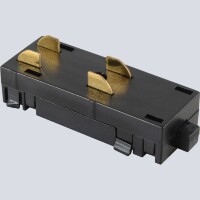 Crystal Lux CLT 0.205 03 BL 1408/116 Прямой черный соединитель питания для треков (шинопроводов) серии SPACE 220V