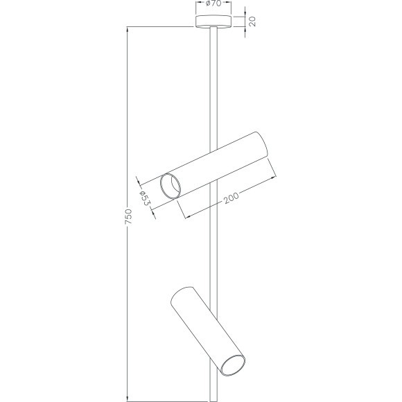 Накладной потолочный светильник Maytoni C021CL-02B Elti под лампы 2xGU10 50W
