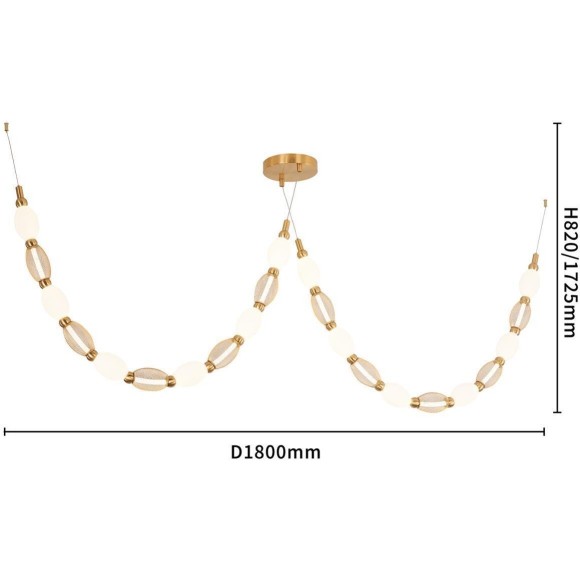 Подвесной светильник Perler 4559-2PC