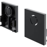 Комплект из 2 боковых заглушек для накладного низкопрофильного шинопровода TRAM034EC-41B