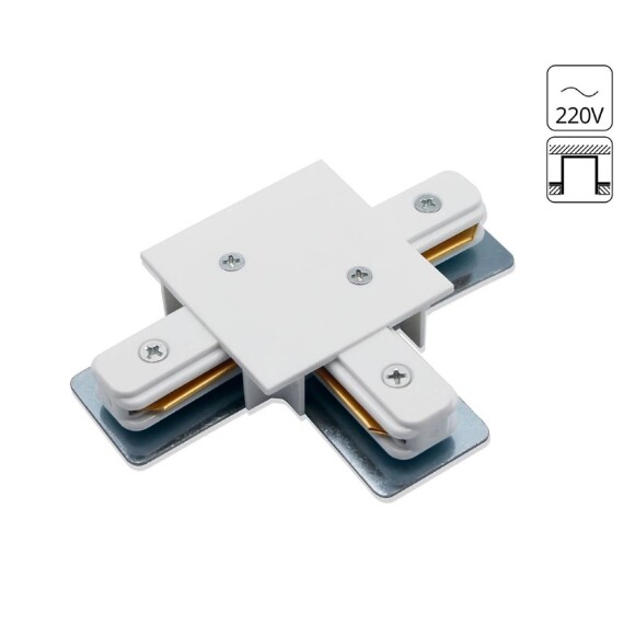 Т-соединитель для встр. в ГКЛ однофазного шинопровода Arte Lamp A140133 Т-соединитель для встр. в ГКЛ однофазного шинопровода Arte Lamp A140133