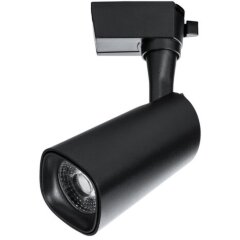 Однофазный двужильный светодиодный трековый светильник Arte Lamp A4562PL-1BK BARUT 4000К 1350Лм CRI85+ 24° 18Вт