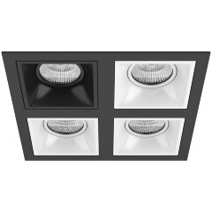Встраиваемый светильник Lightstar D54707060606 Domino под лампы 4xGU5.3 200W