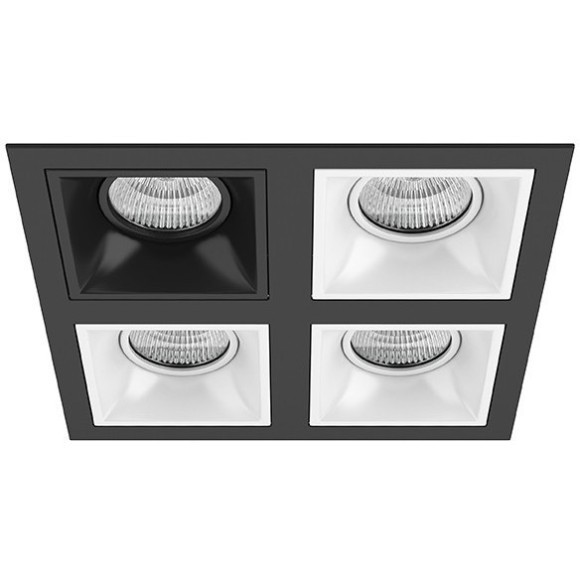 Встраиваемый светильник Lightstar D54707060606 Domino под лампы 4xGU5.3 200W