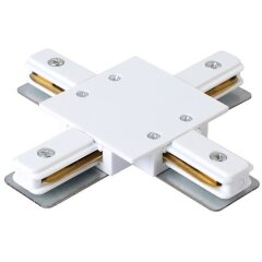 Х-соединитель для встр. в ГКЛ однофазного шинопровода Crystal Lux CLT 0.2211 04 WH Х-соединитель для встр. в ГКЛ однофазного шинопровода Crystal Lux CLT 0.2211 04 WH