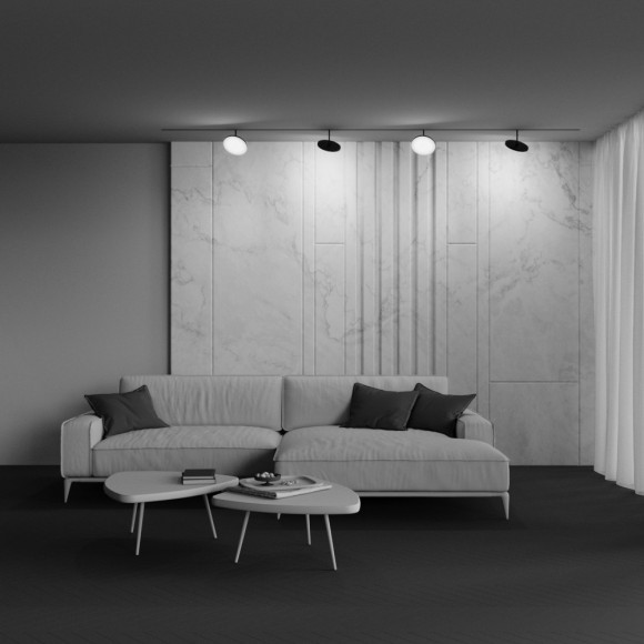 TR131-2-15W4K-B Трековый магнитный светодиодный светильник Maytoni Exility CRI90+ 4000К 765Лм 120° 15Вт