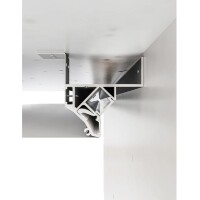 Arte Lamp GAP A650233P Белый теневой профиль (парящий потолок) 2м для ПВХ натяжных потолков, ленты шириной не более 10мм