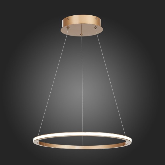 ST604.243.22 Светильник подвесной ST-Luce Золотистый/Белый LED 1*22W 4000K Подвесные светильники ST604.243.22 Светильник подвесной ST-Luce Золотистый/Белый LED 1*22W 4000K Подвесные светильники