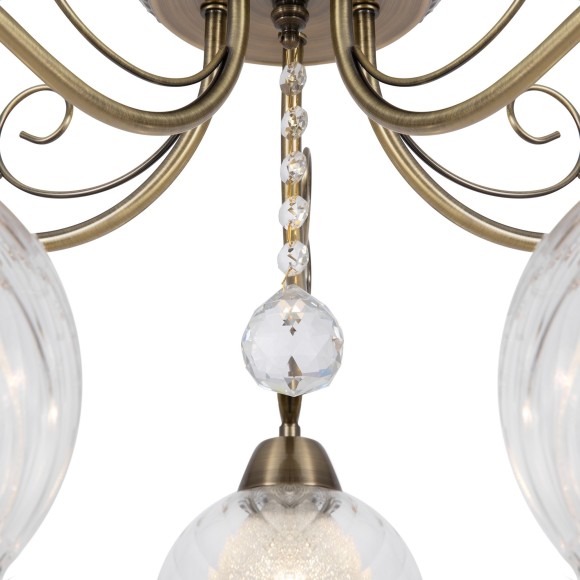 Люстра потолочная Freya FR2662-PL-05-BZ Nella под лампы 5xE14 40W Люстра потолочная Freya FR2662-PL-05-BZ Nella под лампы 5xE14 40W