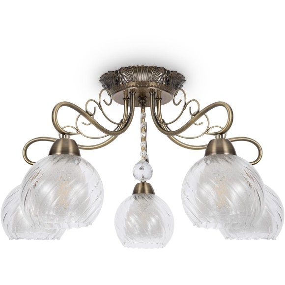 Люстра потолочная Freya FR2662-PL-05-BZ Nella под лампы 5xE14 40W Люстра потолочная Freya FR2662-PL-05-BZ Nella под лампы 5xE14 40W