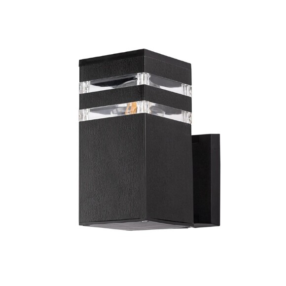 Уличный настенный светильник Arte Lamp A4421AL-1BK HADAR IP44 под лампу 1xE27 20W