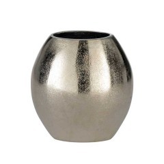 421287 ABUCAY Декоративная ваза алюминий цвет никель L165 B95 H175