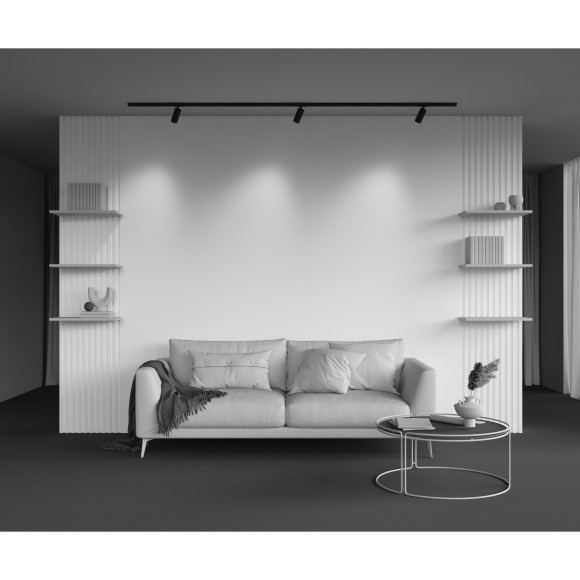 Однофазный двужильный трековый светильник Maytoni Unity TR089-1-GU10-BB Artisan под сменную лампу GU10