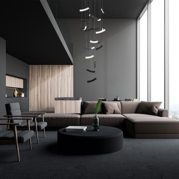 SL6232.503.01 Светильник подвесной ST-Luce Белый/Белый LED 1*20W 4000K HARMONY